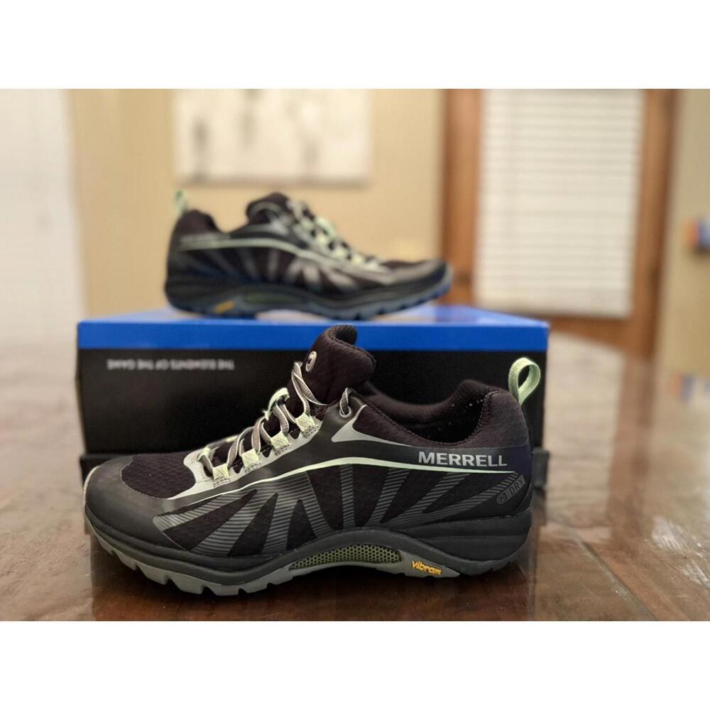 Merrell Siren Edge 3 Merrell Dry Hiking Shoes Women’s Size US 8 Black Paradise